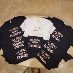 Bridal Party Shirts.