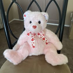 Adorable Pink Heart Teddy Bear
