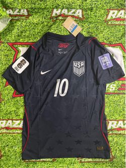 USA 2026 Away Pulisic #10 Soccer Jersey SIZE M VERSION PLAYER