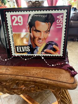 Elvis Presley 29¢ Stamp 10th Anniversary Framed Print