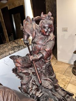 Dynasty Red wood Warrior