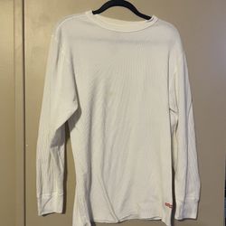 Supreme Long Sleeve White Shirt 