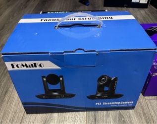 FoMaKo 4K PTZ Camera HDMI 1080P60 Al Auto-Tracking PTZ Camera 20X Optical Zoom