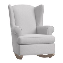*free Delivery* Pottery Barn Kids Wingback Rocking Chair W/ Optional Ottoman