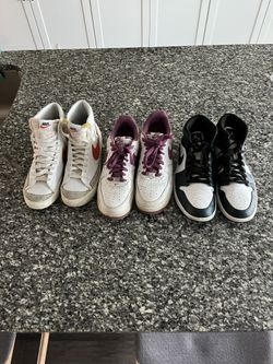 3 PACK DEAL- AIR FORCE 1, BLAZERS, AND JORDAN 1 