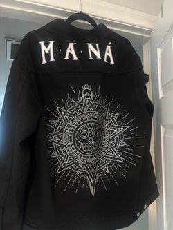 Mana Official Merch Black Denim Jacket