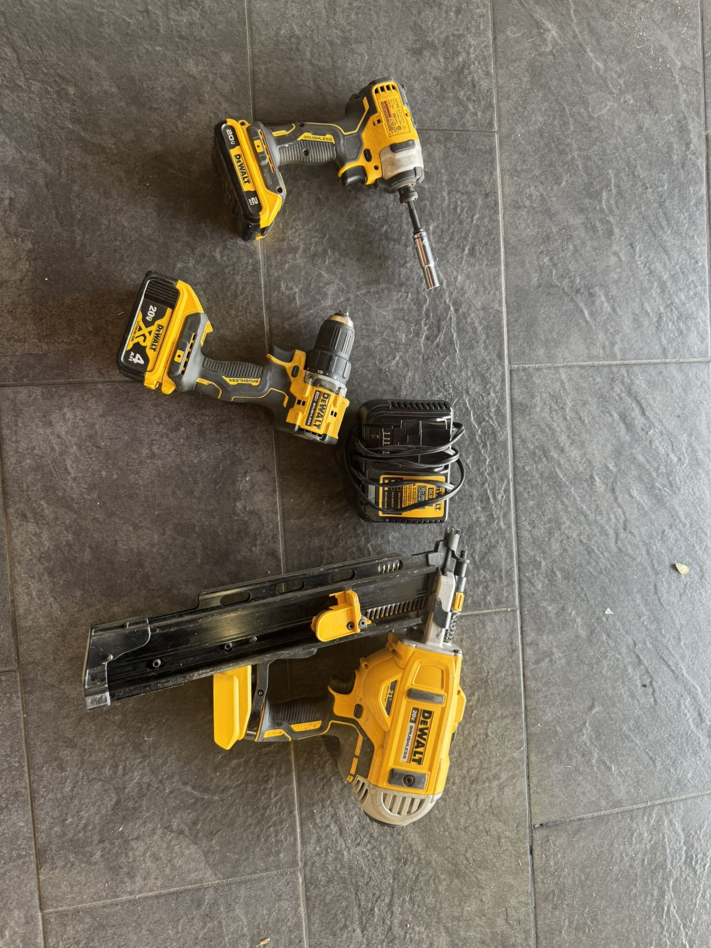 Dewalt Nail Gun . Drill, Impact