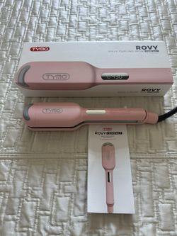 MOVING SALE /Make A Reasonable Offer / TYMO Rovy wave curling iron , compact, pink in color, never used in box