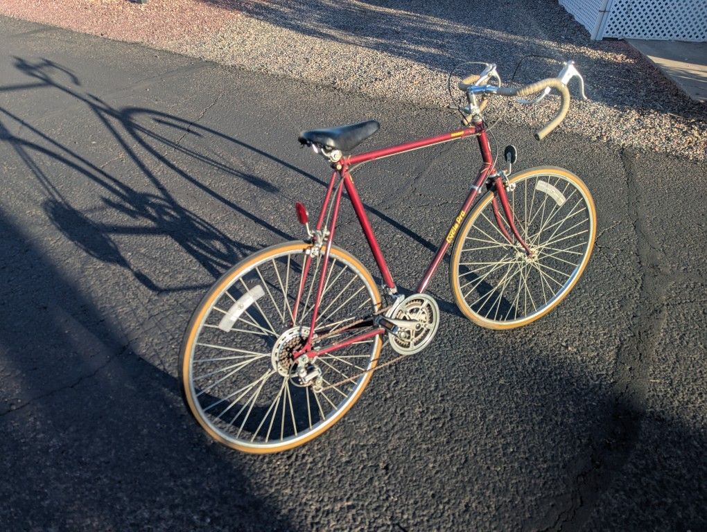 Vintage Cycle Pro-REGENT racer 25-in frame or 63.5 cm, 27-In tires, 10-speed
