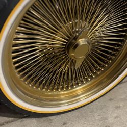 22” Gold Spokes 