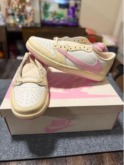 New Travis Scott x Air Jordan 1 Retro Low OG SP ‘Shy Pink’ - Size 10M