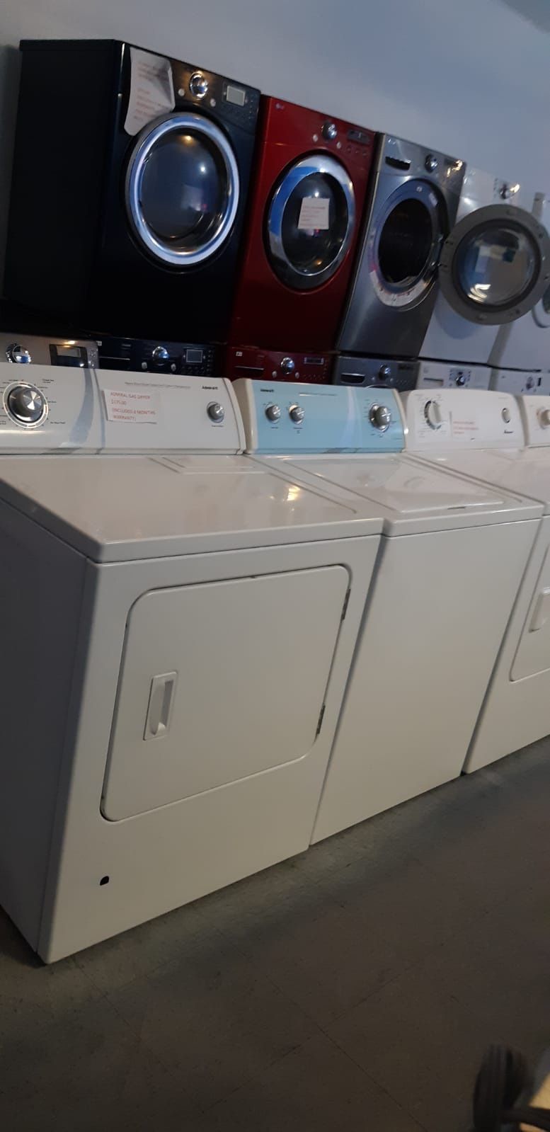 ADMIRAL TOP LOAD WASHER AND GAS DRYER SET IN EXCELLENT CONDITION