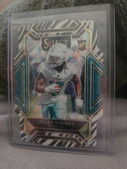 2021 Panini Zebra Die Cut Jaylen Waddle