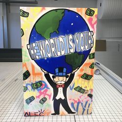 Monopoly Poster Board Supreme KAWS Off White Ikonick
