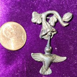 Sterling Hummingbird Pin