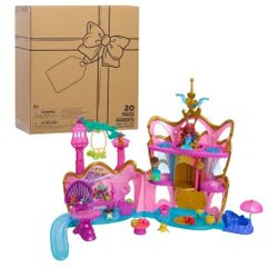 Disney Junior Ariel Deluxe Atlantica Palace Playset and 4-inch Figures, Lights and Sounds, 20-pieces