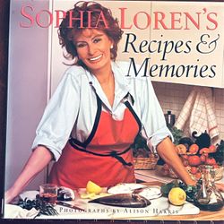 Sophia Loren's Recipes & Memories Hardcover Book