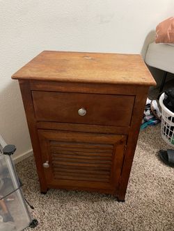 Small Brown Bedside Dresser