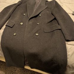 Men's Cashmere Overcoat.  44 Regular 