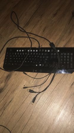 Razer black widow ultimate gaming keyboard 18 inch