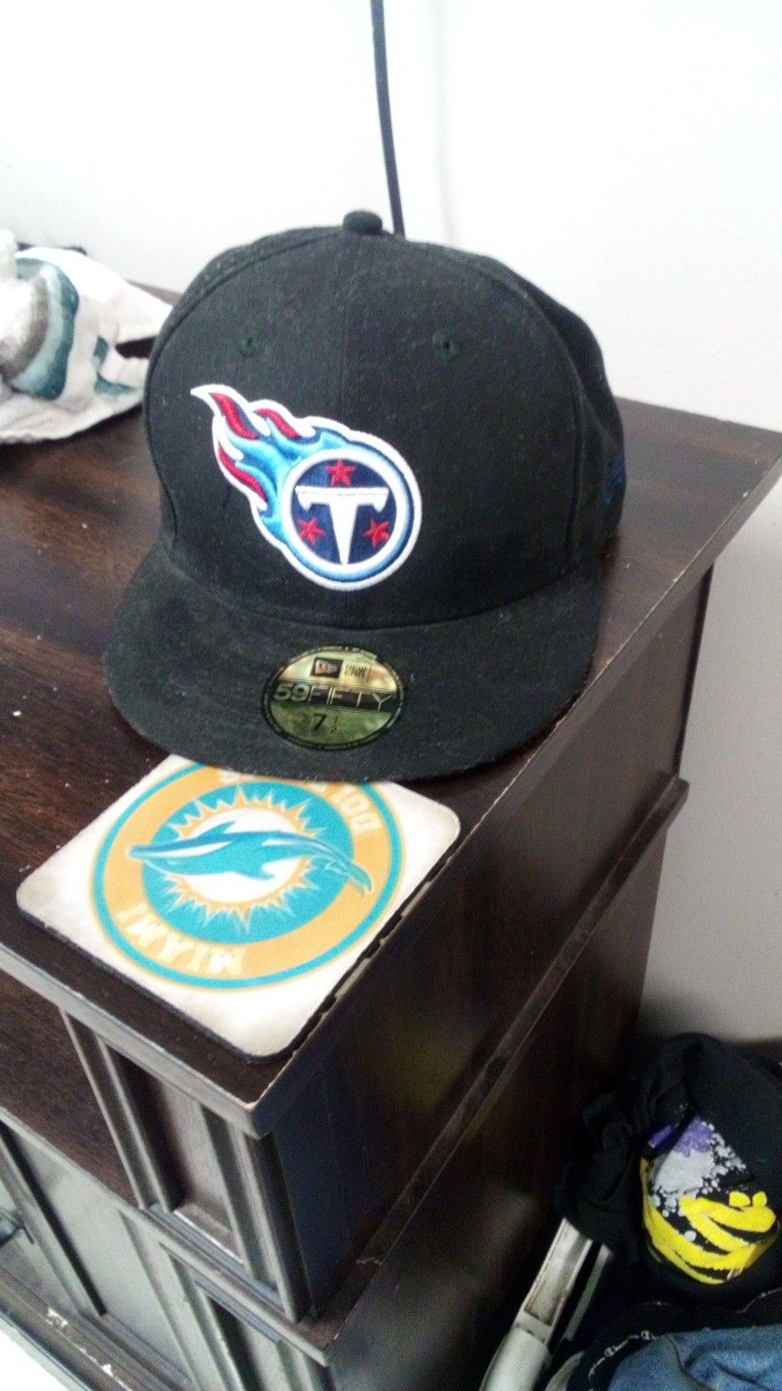 Tennessee Titans Fitted 5950 New Era Hat Size 7 1/2