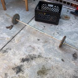 Barbell And Weight Plates 
