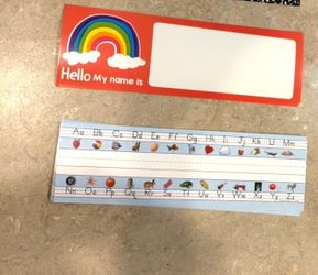 name tags-desk or table-60 new-Classroom, church, event, meeting, school