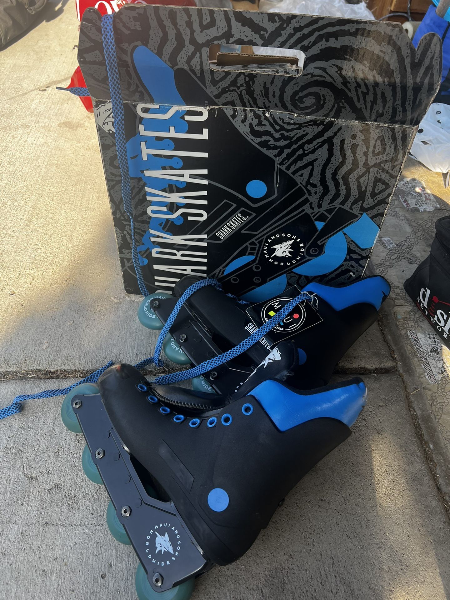 Vintage Roller Blades Maui And Sons Shark Skates