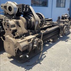 THE BOYE & EMMES Industrial Engine Lathe  Machine