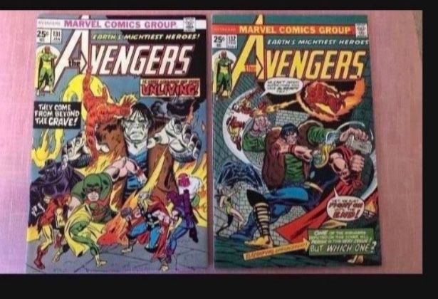 (1975)  🔥 Kang Bronze Age Avengers 131-132  Comics