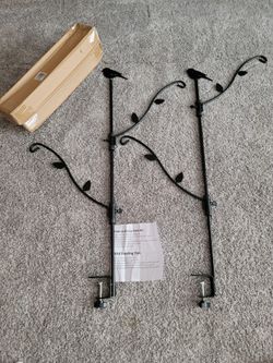 Multi Hook Hummingbird Bird Feeder Plant Hook Pallet 220 Pieces Pole Deck With Two Adjustable Branches New