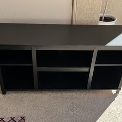 Black Wooden Tv Stand