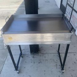 Plancha Con Mangera I Quemadores Largo I Llantas