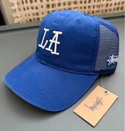 BRAND NEW Stussy LA Los Angeles Chapter Limited Edition Trucker Baseball Hat Cap.  BRAND NEW.  One Size Adjustable Strapback.  100% Authentic Guarante