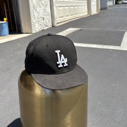 Black La Dodgers Hat