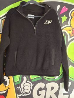🖤💛 Purdue Boilermakers Boxercraft Everest Fleece Half-Zip Pullover – Size Large 💛🖤