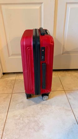 Red Hard Shell Carry-On Spinner Luggage