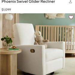 Pottery Barn Swivel Recliner, Powered Recline