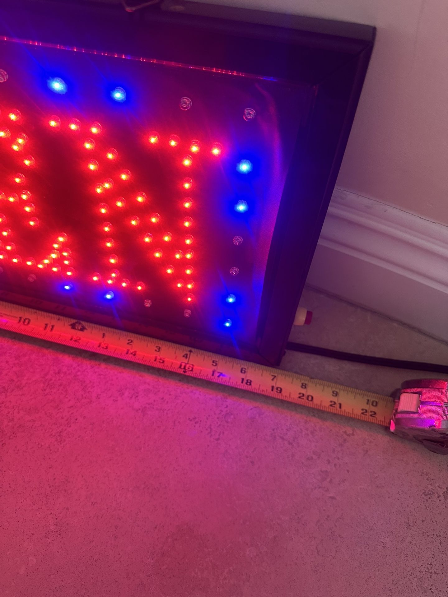 Open Store Neon Sign Red