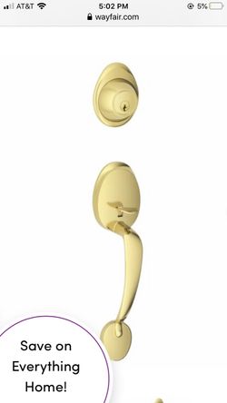 Schlage door handle
