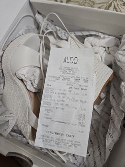 Aldo Women White Wedges