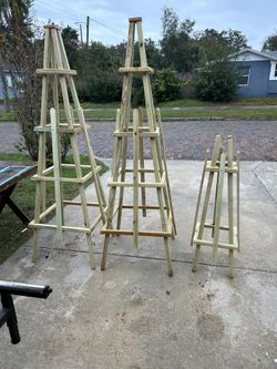 3pk Garden Obelisks