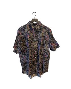Vintage 80s Christian Dior Monsieur Button Up Men’s Size Large