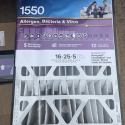 Filtrete NDP01-5IN-2 Ultra Allergen Reduction Deep Pleat Filter 16 in x 25 in x 5 in