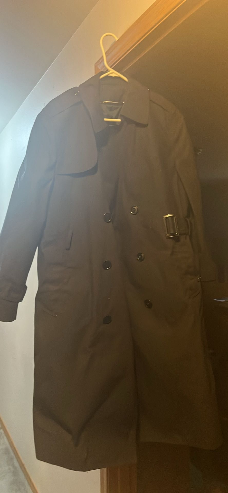 Men’s Lined Trench Coat