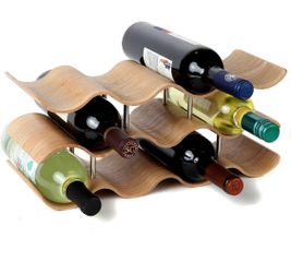 11-Bottle Counter/Tabletop Wine Rack