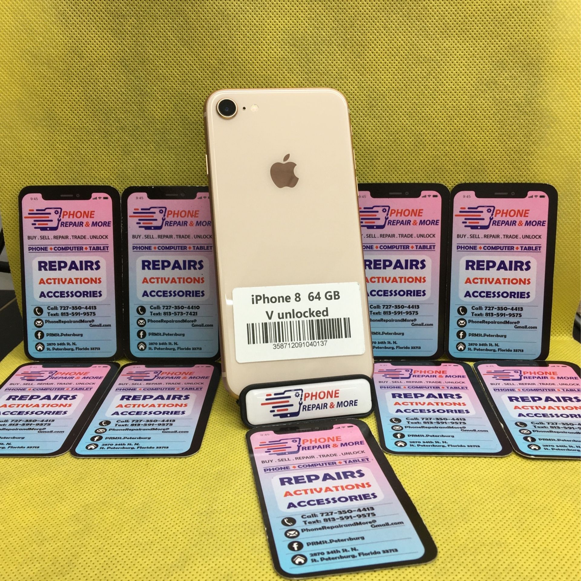 Iphone 8 (32GB ,64GB ,128GB) factory unlocked 30Days warranty