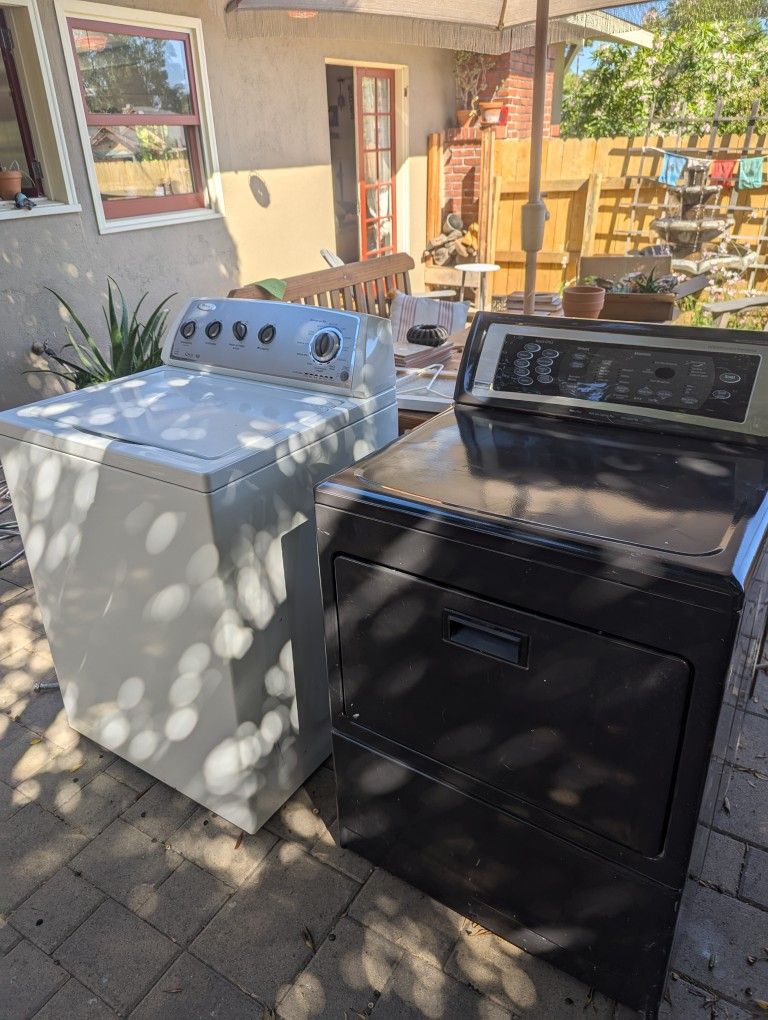 Kenmore Elite Gas Dryer & Whirlpool Washer