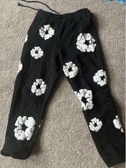 Denim tears black and white pants