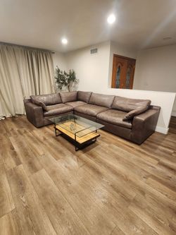 Modular Leather Sectional Free Delivery if local $1000